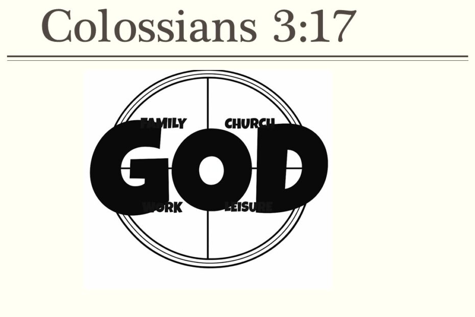 God infused in all parts of life