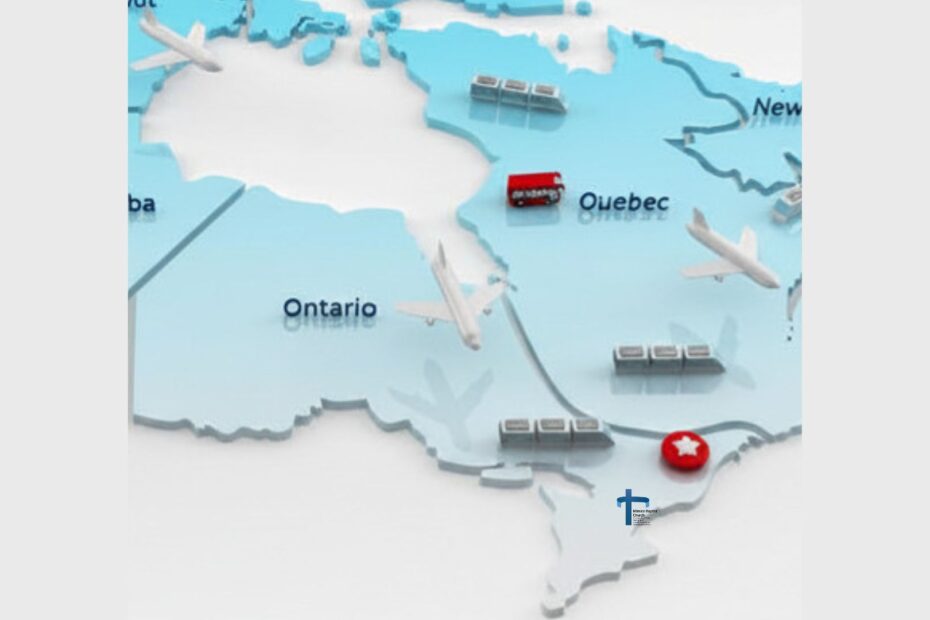 map of Ontario and Quebec